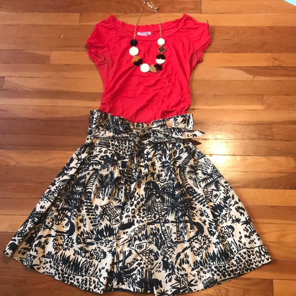 Palm Garden Skirt for Anthro by Corey Lynn Calter - Picture 3 of 8